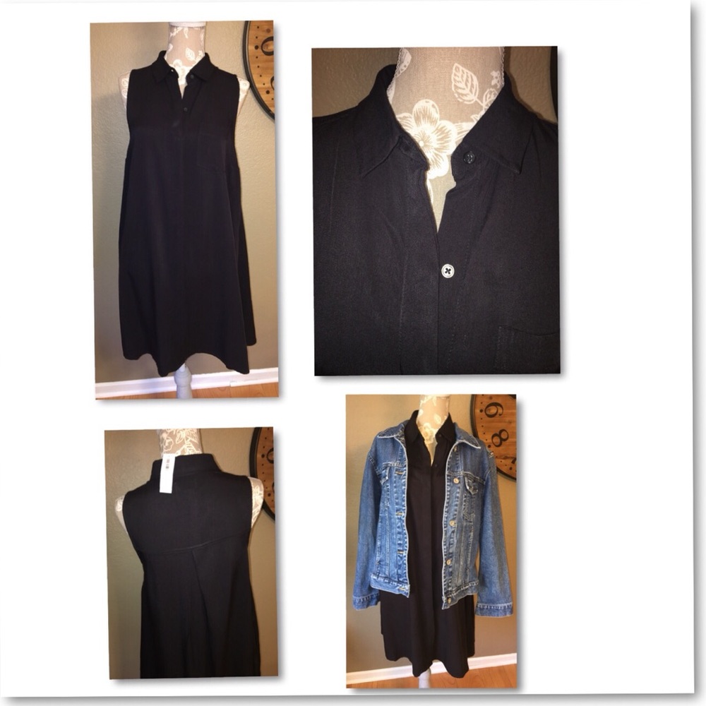 SOLD. THANK YOU. Shirt Dress. Sleeveless. - Picture 5 of 7